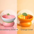 thumbnail image 1 of Elevated Cat Food Bowls - Fruit Shape, 1 of 10