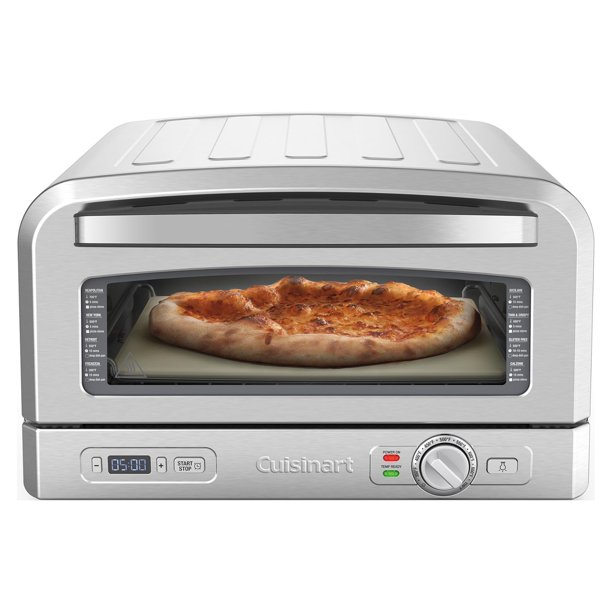 Cuisinart CPZ120C Indoor Portable Countertop Pizza Oven, Bakes 12