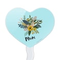 thumbnail image 2 of Mum Mom with Flowers Mother's Day Heart Love Cupcake Picks Toppers Decoration Set of 6, 2 of 7