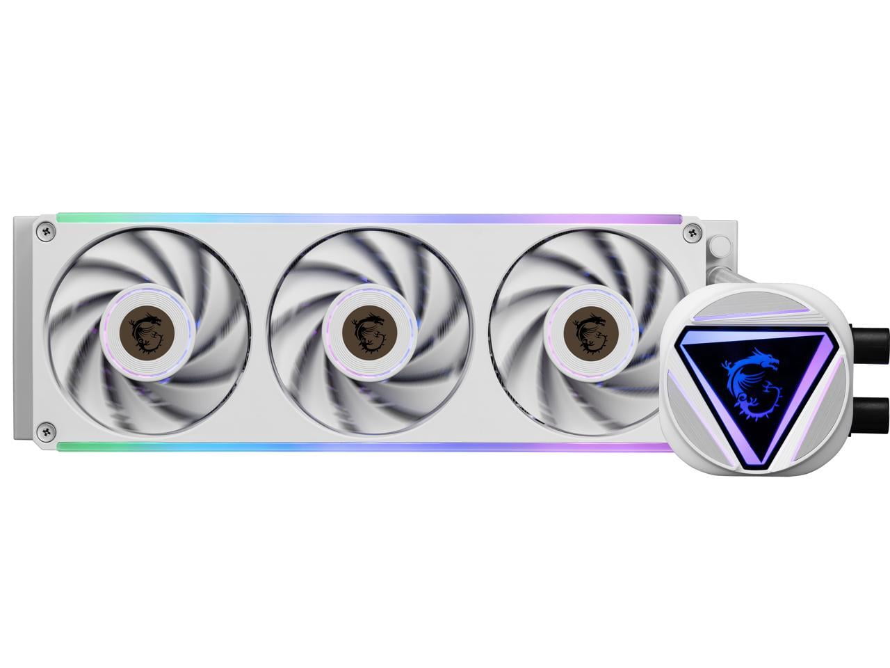 MSI MAGCORELIQUIDC360V2White MAG CoreLiquid C360 V2 360mm ARGB Liquid CPU Cooler White