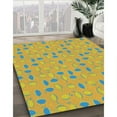 thumbnail image 3 of Ahgly Company Machine Washable Indoor Rectangle Transitional Yellow Area Rugs, 8' x 10', 3 of 7
