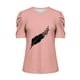 thumbnail image 4 of Puntoco Liquidación de blusas cortas para mujer, blusa holgada informal de manga corta a la moda para mujer, 4 of 4