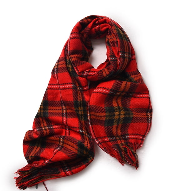 Bufandas cálidas de invierno para mujer, bufandas grandes con tacto de cachemira, ponchos de moda, chales largos, bufandas de rejilla, bufandas súper suaves y ligeras