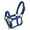 Blue, variant on Pony Size Adjustable Triple Ply Nylon Halter w/ Brass Hardware