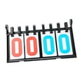 thumbnail image 1 of Table Top Scoreboard Score Board Lightweight Foldable Professional Scoreboard Flip for Soccer Competition Indoor Sports 4 Digit, 1 of 8
