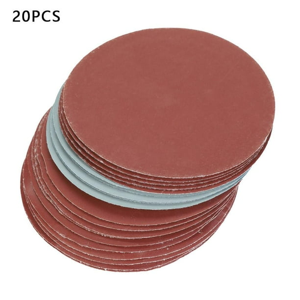 20PCS 5-inch Durable Round Shape Sanding Discs 1000 1500 2000 3000