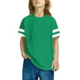 thumbnail image 4 of Feancey Kids T Shirts Loose Fit Casual Short Sleeve Tops Toddler Boys Girls Summer Tshirts Oversized Trendy Baggy Blouse Green 9 Years, 4 of 8