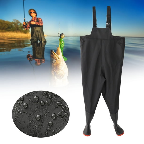 Coffre de pêche Waders avec bottes pour enfants Activités de plein air  Filles Garçons Pvc Pantalon de pluie + bootfoot imperméable