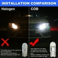 thumbnail image 4 of Lefu 20x For T10 LED COB 6000K White 168 Car Interior Lights Dome Reading Map Light, 4 of 9