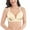 White, variant on Aofany Women's Front Closure Wireless Bra Full Cup Bras for Women No Underwire Push Up Shaping Wire Free Everyday Bra