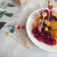 thumbnail image 3 of Xiao Hua Paquete de 100 brochetas de cóctel de 4,7 pulgadas hechas a mano, palillos de fruta para sándwich, brochetas de cóctel, suministros para fiestas, 3 of 4