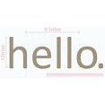 thumbnail image 1 of Hello Lower Case Vinyl Lettering Art Wall Sticker Decals Entry Welcome Home Decor Quote Opt 3 15x5-Inch Tumbleweed, 1 of 4