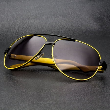 Classic Retro Vintage Men Fashion Aviator Sunglasses Racing Sports Glasses New