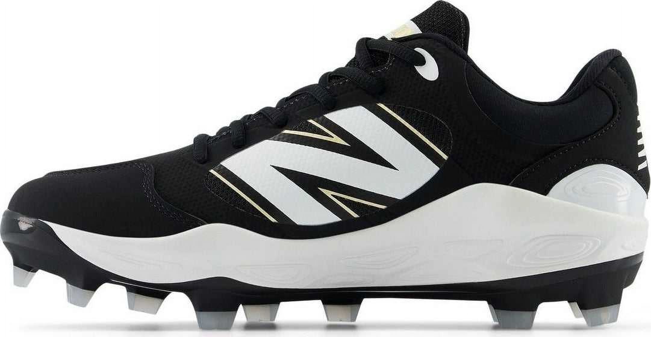 New Balance 3000v7 Fresh Foam X Molded Cleats - Black White