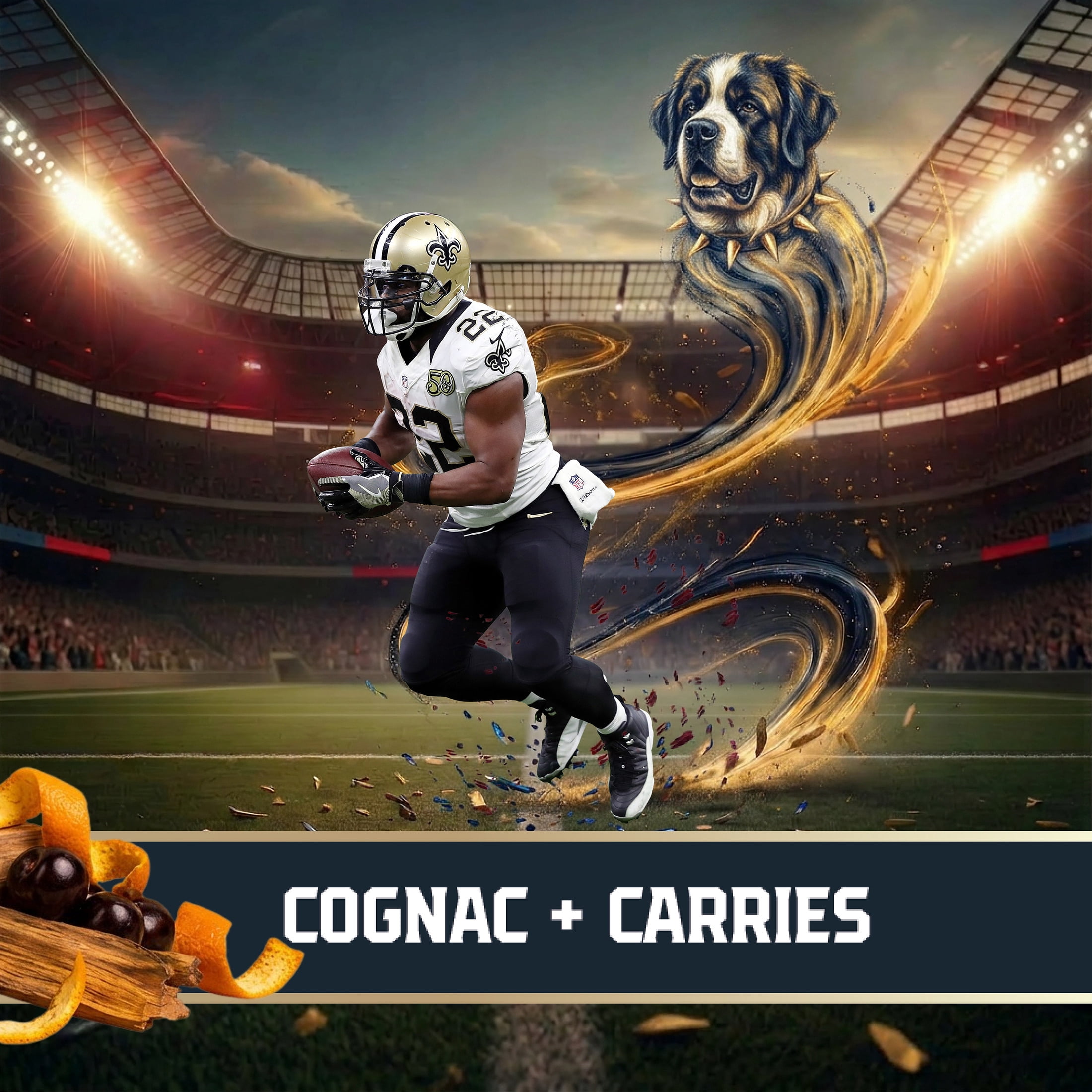 Old Spice Deodorant for Men, Antiperspirant, NFL Collection, Mark Ingram, Scent of Cognac + Carries, 2.6 oz