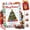 1pc-a, variant on Christmas Gift Card Books for Adults Spiral Bound Holder with Ten Sheets Playful artwork helps arrange separate presents for easy sharing during family exchanges, office parties, and seasonal events