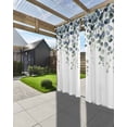 thumbnail image 3 of nqOlkjepod Outdoor Curtains for Patio Waterproof, Eucalyptus&nbsp;Branches Outdoor Privacy Panels Grommet, Spring Botanical Natural Leaves Blackout Outside Curtains for Porch/Cabana 54"x108", 1 Panel, 3 of 8