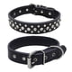 thumbnail image 1 of Collar de perro personalizado de cuero con cristales brillantes y cierre de diamantes de imitación dorados., 1 of 5