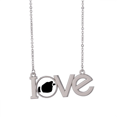 thumbnail image 1 of Provoke Gesture Outline Pattern Love Necklace Pendant Charm Jewelry, 1 of 3