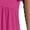 01 Wine, variant on Ruffle Sleeve Dresses for Girls Round Neck Flowy Fashion Short Sleeve Solid Color Casual Basic Long Dress