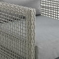 thumbnail image 5 of Afuera Living Wicker Patio Loveseat in Gray, 5 of 8