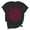 #02 Black, variant on Busydd 4th of July Independence Day T Shirts for Women Trendy Casual Round Neck Short Sleeve Summer Tops Comfortable American Flag Print Tees S