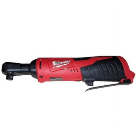 Milwaukee 2457-20 M12 Cordless 3/8" Ratchet – 35 ft-lbs Torque, 250 RPM, Low-Profile Head, Variable-Speed Trigger, Compact & Durable Design (Bare Tool)