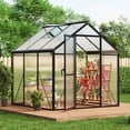 thumbnail image 1 of GloryStar Sunroom Style Aluminum Greenhouse with Durable Polycarbonate and Sliding Entryways, 1 of 9