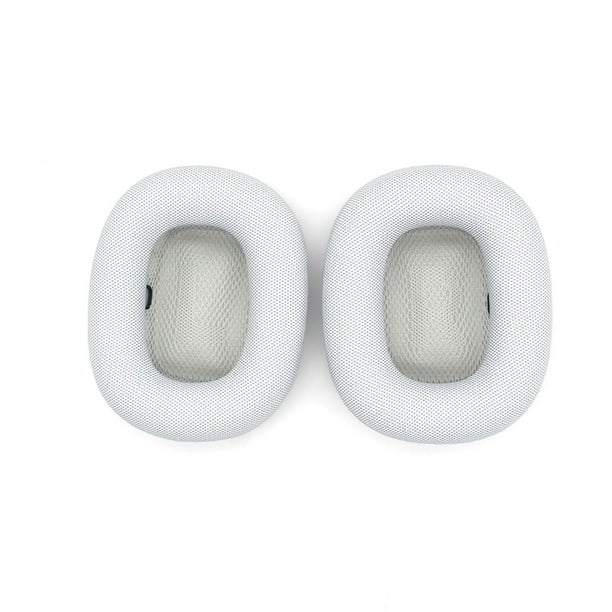 Inteprter Almohadillas para auriculares montadas en la cabeza, funda de cojín, almohadillas para juegos, auriculares, funda protectora de repuesto para Relojes inteligentes Gris claro