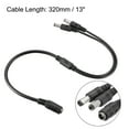 thumbnail image 2 of DC Power Splitter 1 Female to 2 Male 5.5mm X 2.1mm DC Y Adapter Cable for CCTV Cameras LED Strip Lights, 2 of 3