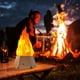 thumbnail image 3 of Safe Flames Effect Decorative Light 3 Mode 3D Fake Fire Night Light for Warm Fireplace Accents, 3 of 5