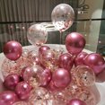 thumbnail image 3 of Neinkie 5Packs 12 Inch Latex Balloon Inflatable Decorative Romantic Explosion-proof Reusable Mixed Confetti Glitter Sequins Helium Balloon Toy Birthday Party Decoration Gifts for Wedding, 3 of 9