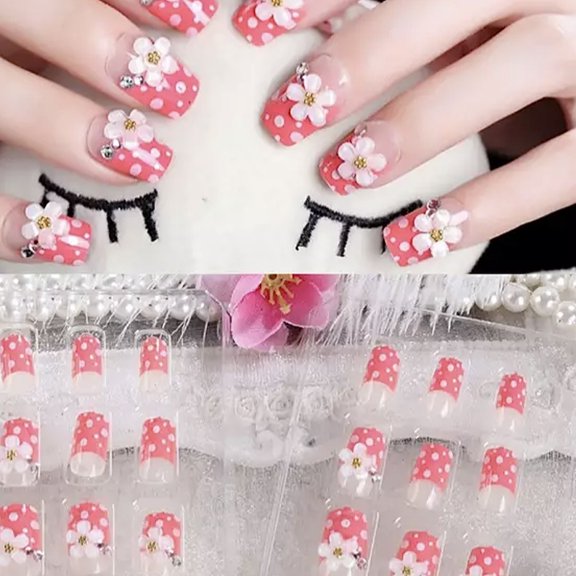 Press On Nails Flowers