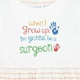 thumbnail image 4 of Inktastic Future Surgeon Kids Doctor Girls Baby Dress, 4 of 5