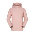 thumbnail image 5 of Baqcunre Rain Jacket Women Women'S Thin Outdoor Mountaineering Wear Quick Drying Breathable Windproof Single Layer Coat Hardshell Jacket Winter Coats For Women Workout Tops For Women Pink XXL, 5 of 6