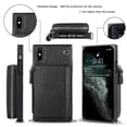 thumbnail image 4 of Funda tipo cartera para iPhone XS Max con tarjetero y correa para el hombro para mujer, 4 of 5