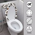 thumbnail image 3 of HELLHERO Dachshund Paw Prints Elastic Edge Easy to Clean Set of 2 with Fits All Toilet Shapes Toilet Seat Cover Replacement Toilet Seat Covers Set Machine Washable, 3 of 5