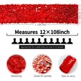 thumbnail image 4 of Sequin Table Runner, Glitter Table Runner, Rectangle Table Runner for Halloween, Christmas, Wedding Party, Birthday Party, Banquet Decor,12 x 108 Inch, 4 of 7