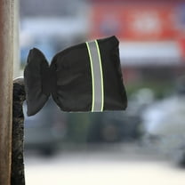 SEWCHICS 2-Pack Black Insulated Spigot Covers with Thermal Insulation Cotton for Outdoor Winter 7.07 x 5.89 x 1.97 Inches