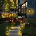 thumbnail image 5 of 2 Pack Outdoor Solar Lantern Hanging Lights Waterproof Decor for Patio, Garden, Pathway Tree, Balcony, Lawn, Yard, 5 of 9