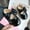 Black, variant on Luogg Leather Shoes Princess Kids Toddler Sandals Knot Girls Baby Baby Shoes Size 0-3 Months Black