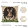thumbnail image 4 of Easter Linen toss pillowcase decoration pillowcase gifting preferred 24x24 inch cushion cover 2 sets sofa pillowcase sofa bedroom living room car, 4 of 8
