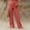 *Watermelon Red, variant on ClodeEU Women's High Waisted Relaxed Straight Leg Pants ,Solid Color Fashion Casual Trousers with Pockets Blue,Womens Plus XL