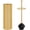 Satin Gold, variant on Toilet Plunger with Holder for Bathroom - Deep Cleaning - Heavy Duty - Strong Efficient Suction Cup - Household Essentials - Household Supplies