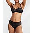 thumbnail image 4 of Women's Pour Moi 28602 Ooo La La Non-Padded Underwire Bra (Black/Slate 32FF), 4 of 4