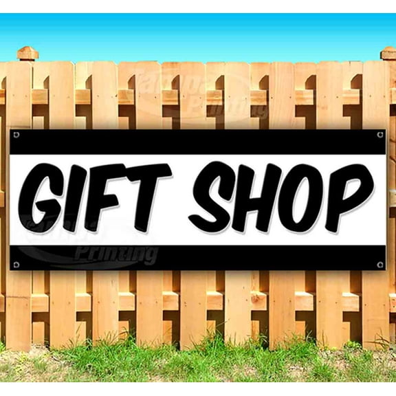 Gift Shop 13 oz Vinyl Banner With Metal Grommets