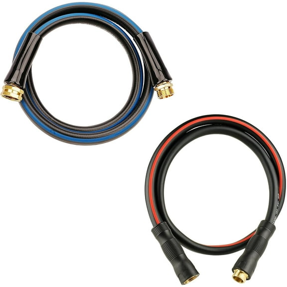 Short Garden Hose 5ft x 5/8",2PCS