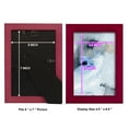 thumbnail image 4 of Welle I - Framed Print w/glass - Cherry Red, 4 of 8