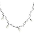 thumbnail image 2 of Luxe Jewelry Designs Women's Sterling Silver Necklace with White Synthetic Pearl, 2 of 2