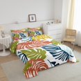 thumbnail image 3 of Erosebridal Tropical Palm Tree Bedding Comforter Set, Botanical Plant Leaf Down Comforter, Reversible 2 Pieces, 3 of 8